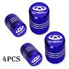 For Chery Tiggo 8 7 6 4 3 5x Pro Arrizo Omoda 5 FX Fulwin Face QQ Accessories 4Pcs Car Wheel Tire Valve Caps Airdust Covers l666
