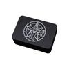 Game Card Box Astrology Trinkets Box Metal Card Storage Case Container for Fortune Telling, Witches