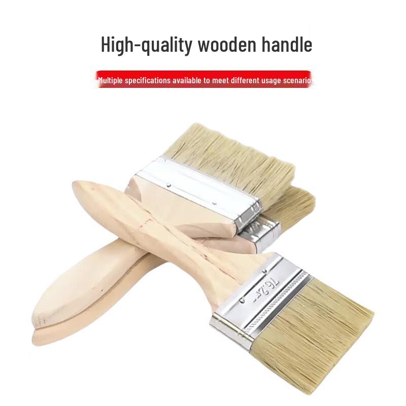 Industrial Wooden Handle Hog Bristle Paint Brush