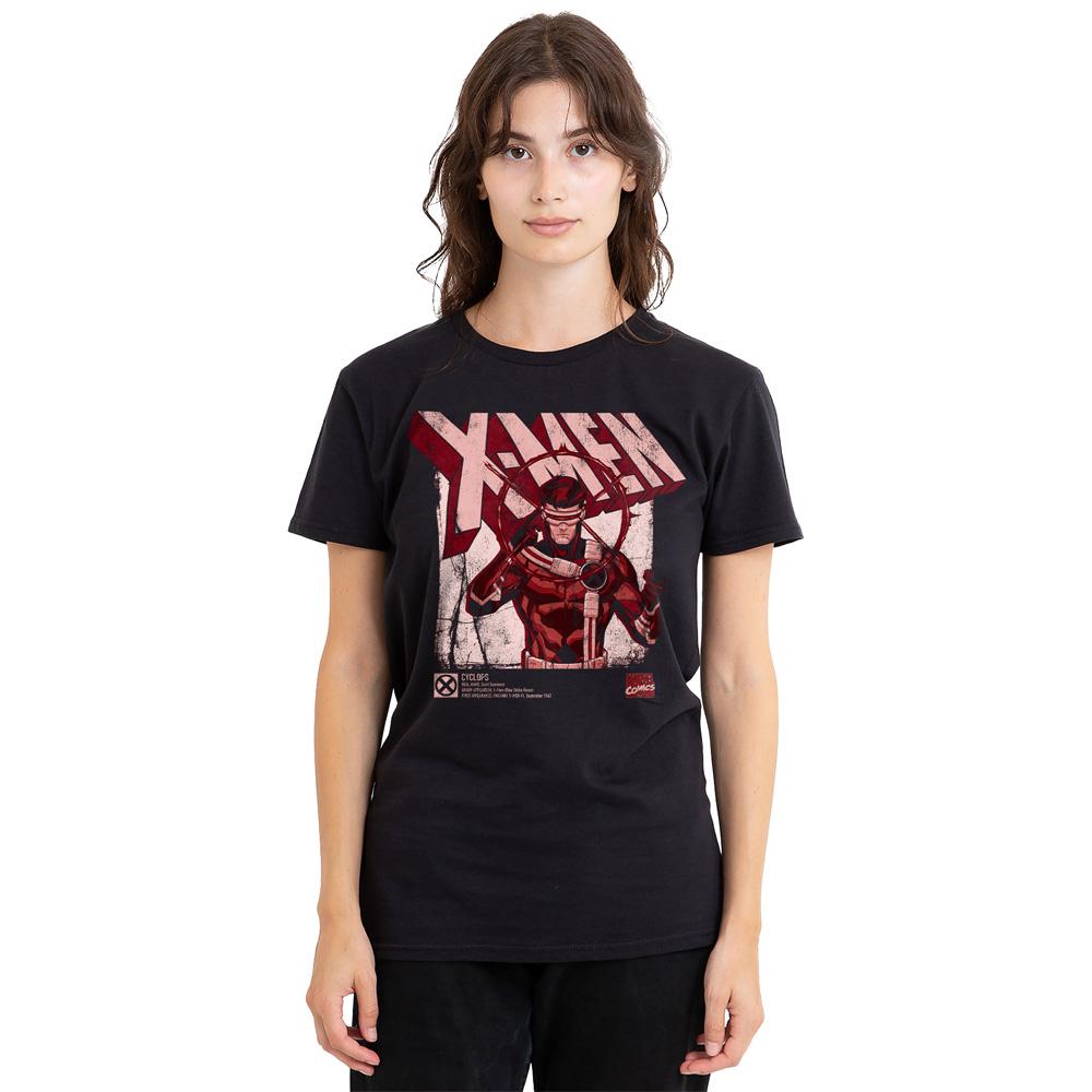 Marvel Unisex Adult X-Men Cyclops Infographic T-Shirt