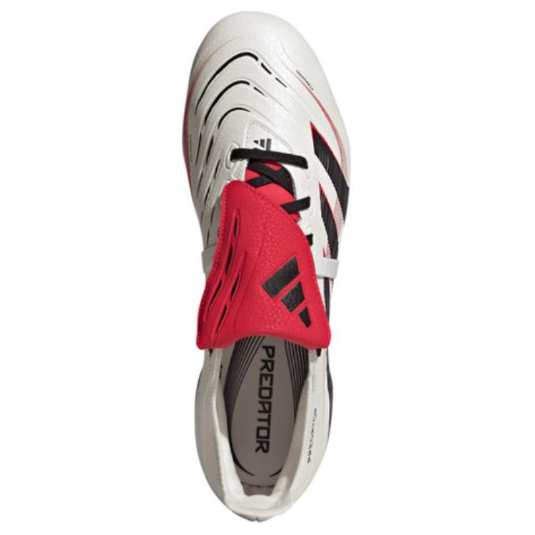 Adidas Predator League Fold Over Tongue FG/MG Off White Core Black Pure Ruby Sneakers JP5737