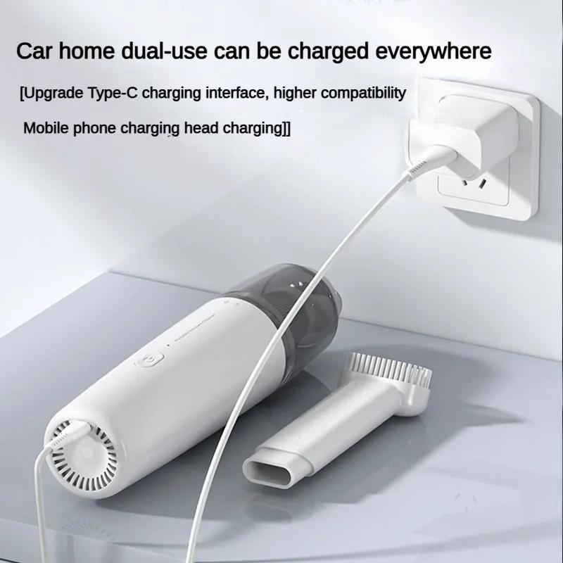 Handheld Portable Mini Vacuum Cleaner For Home Wireless Powerful Dust Remover Deep Cleaning Car Vacuum Ultrasonic Cleaner