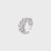 Zircon Micro-Inlaid Pearl Open Ring - Elegant Retro Fashion Jewelry for Women