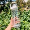 Large Capacity Portable Sports Water Bottle with Straw