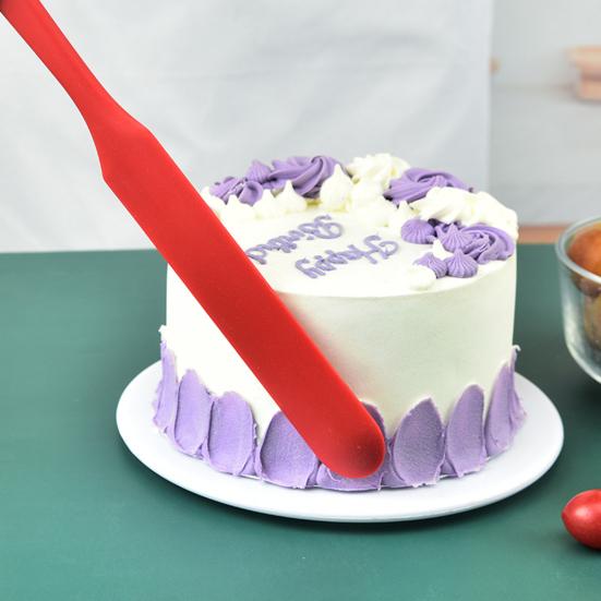 Scraper One-Piece Silicone Mixing Spatula Cake Cream Butter Jam Butter Spatula Scraper Heat-Resistant Easy To Clean Kitchen Tool