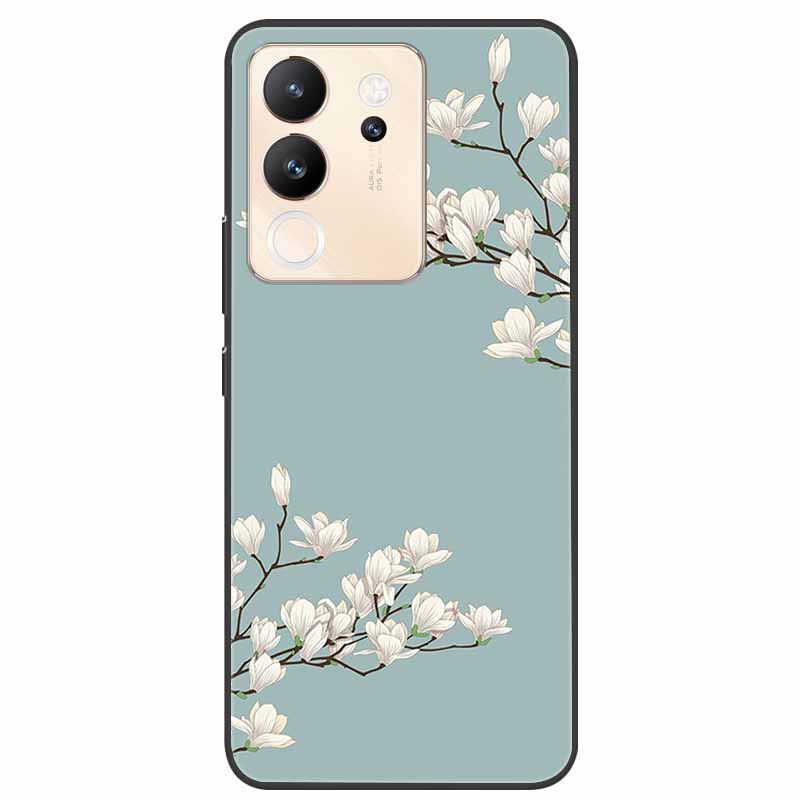 For Vivo V30 Lite Case 6.67'' Silicone Painted Soft TPU Protective Cover for Vivo V 30 Lite 5G Phone Cases V30Lite V2314 Cartoon