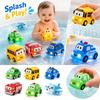 Car Vehicle Play Toy Set for Kids, Bath and Pool Toys for Toddlers