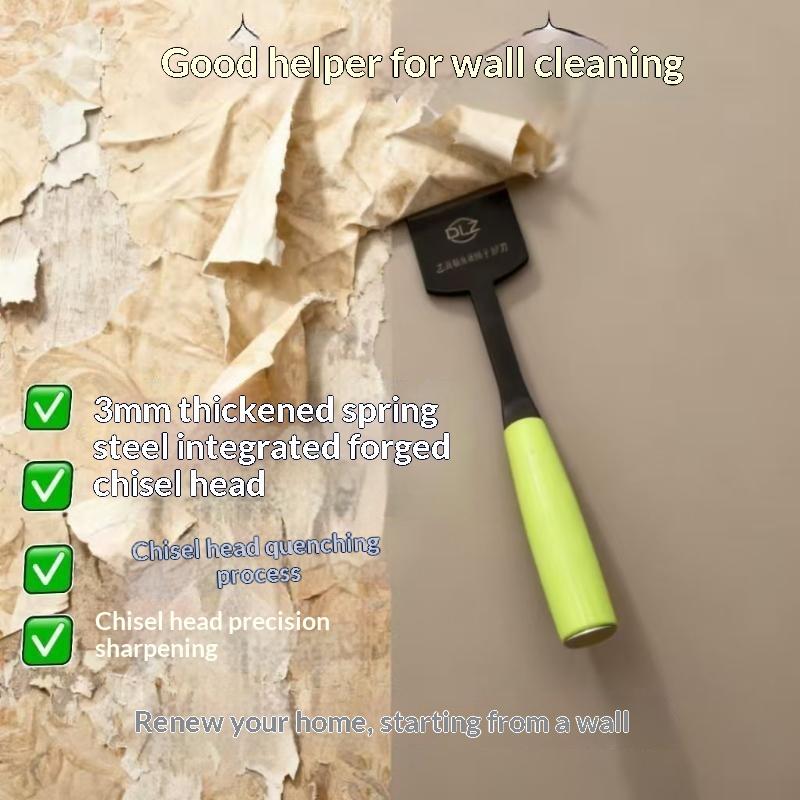 Heavy Duty Stainless Steel Cleaning Scraper Multi-Purpose Putty Knife for Glue Adhesive Removal Construction Site Use