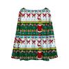 Women's Fashion Christmas Print Lightweight Sweater Casual Long-Sleeve Knit Pullover Top