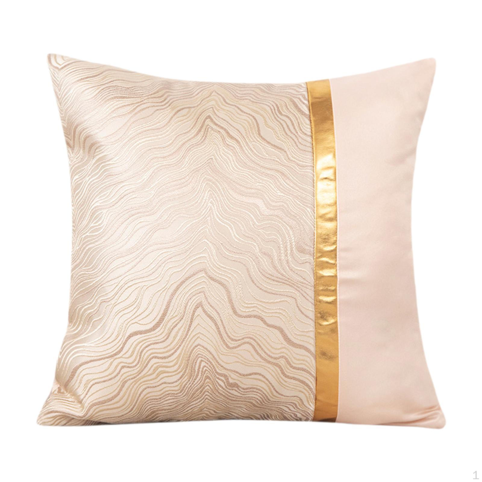 

Чехол на подушку 45 X см, легко чистится, жаккардовый, для дивана, спальни, ежедневного использования Off White