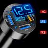 Car Charger Stable Current Output 4.8A QC3.0 22.5W 66W PD20W QC3.0 2.4A LED Light One For Four Laptop Cellphone Charger