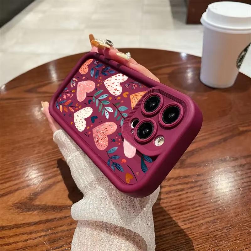 Love Heart Flower Case For Motorola Moto Edge 70 50 Pro 60 Fusion 40 Neo G22 G24 G84 G86 G53 G14 G15 G35 G52 G60 G75 G54 Cover