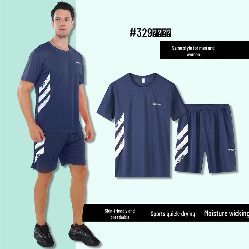 2023 Unisex Sports Suit: Breathable Quick-Dry Fitness & Running Gear