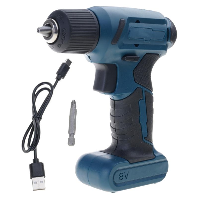 Cordless Driver Drill Brushless Electric Impact Screwdriver Rechargeable Power Tool Variable Speed for Home