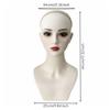 Hairpiece Mannequin Head Realistic Look Female Smooth Skin Feel for Salon Workers,