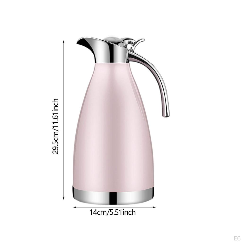 Stainless Steel Coffee Carafe Water Dispenser Leakproof Easy To Use Insulated Bottle for Juice