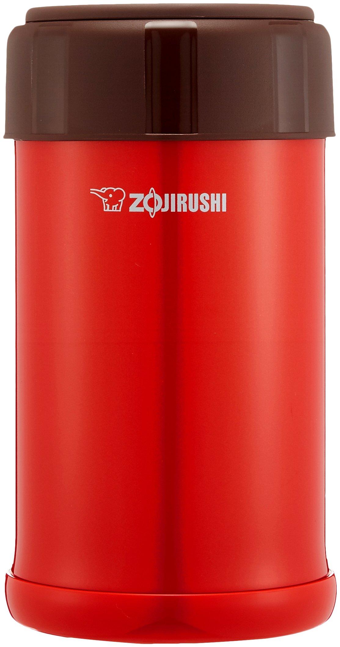 

Zojirushi Stainless Steel Cook & Food Jar, Automatic Heat and Cold Cooking Insulation, Insulated Lunch Jar, 750ml, Tomato Red, SW-JA75-RV