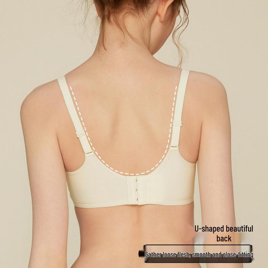 Six Rabbits Seamless Push-Up Bra for Small Busts - Soft Support, Jelly Strips, No Underwire