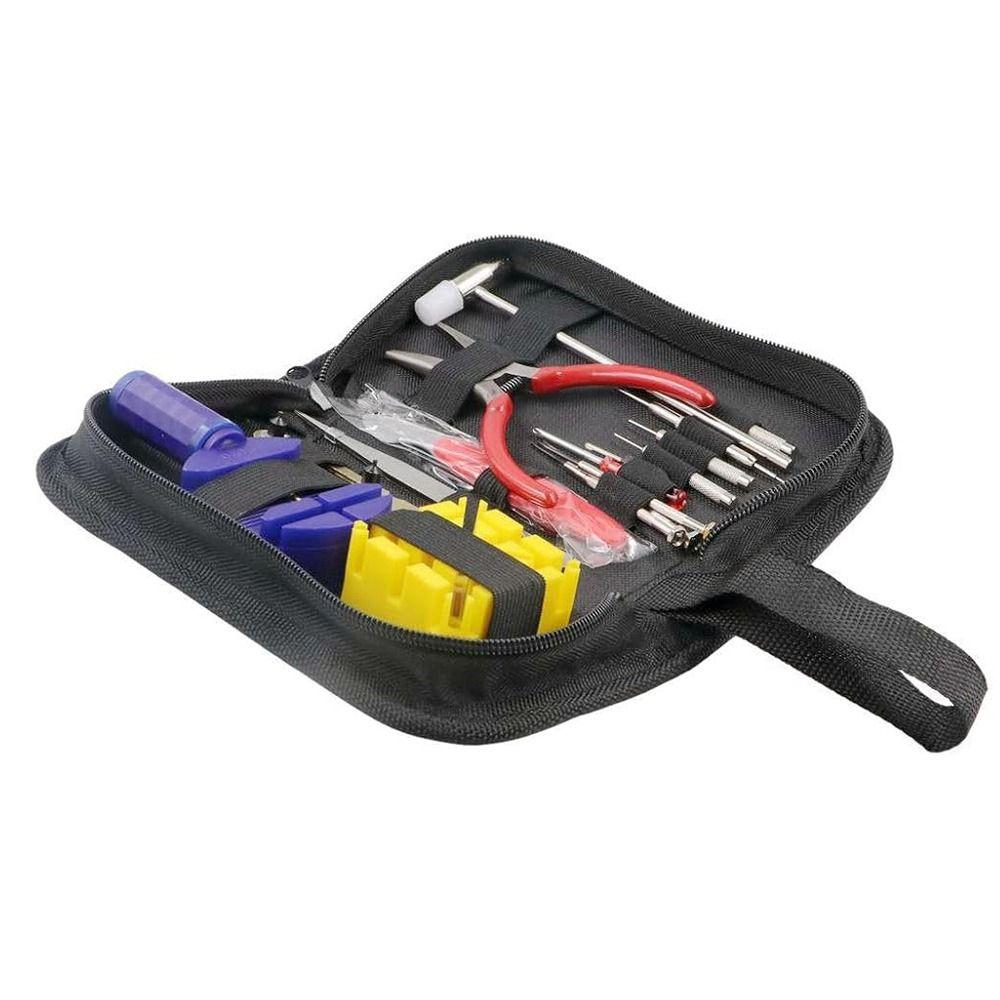 16Pcs/set Portable Watch Repair Tool Kit Non-slip Watch Maintenance Kit  Strap Adjustment