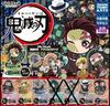 Deforme Demon Kimetsu No Yaiba Acrylic Stand Set Tomy Arts Capsule Toy Gacha Pita! Slayer 6-Piece Takara
