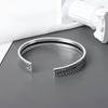 Handmade S925 Silver Cuff Bracelet Vintage Feather Leaf Design Ethnic Minimalist Unisex Jewelry Gift