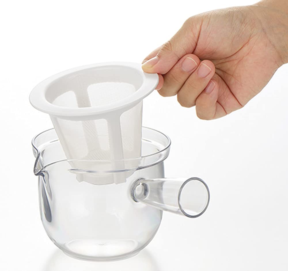 Clear Teapot L, Polyester Mesh, Kyusu Type
