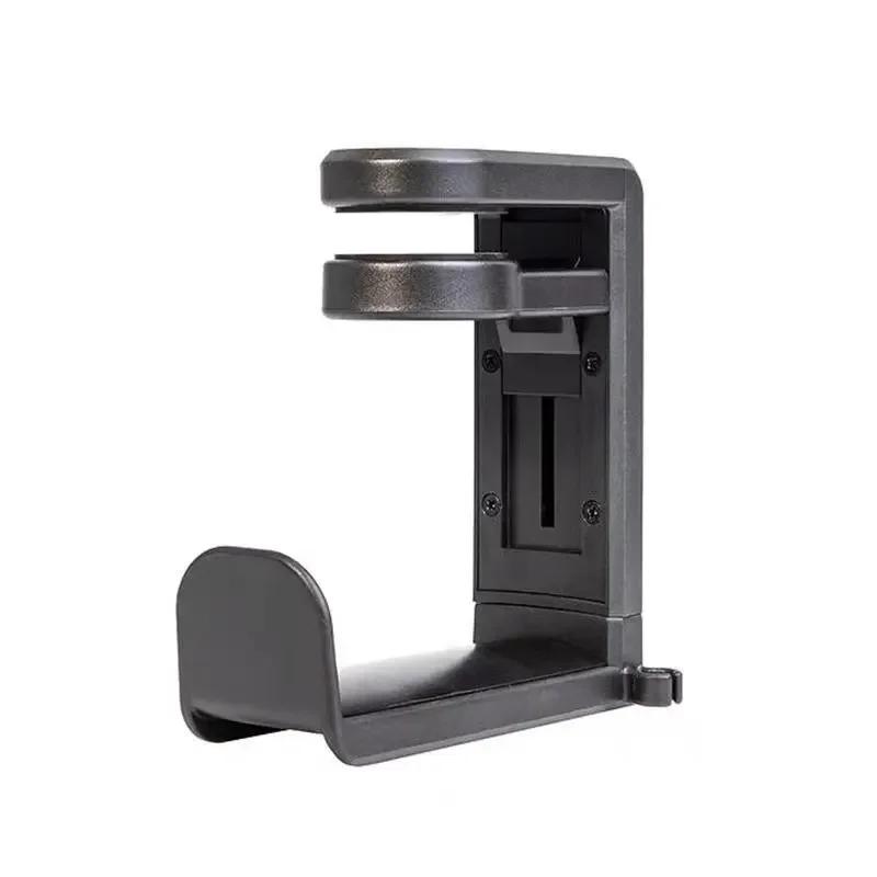 360 Rotation Headphone Hook Holder Gaming Headset Stand PC Adjustable Headphone Bracket Desk Hanger with Cable Clip Universal