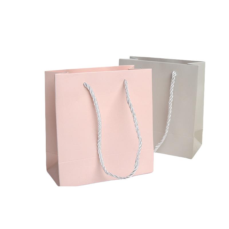 12/30pcs Gift Tote Paper Bags with Rope Handles for Jewelry Cosmetics Party Favors Valentine’s Day Packaging