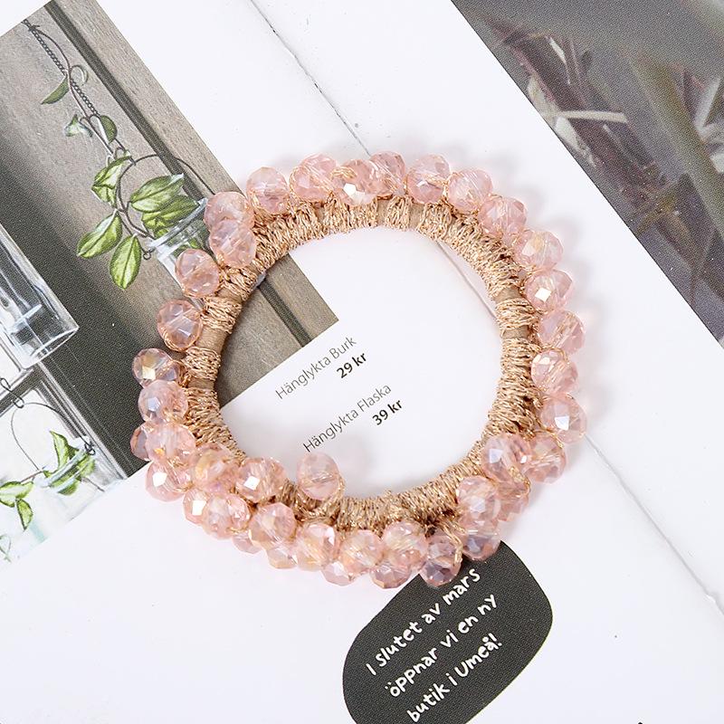 1pc Rhinestone Beaded Hair Tie Women's Hair Accessories