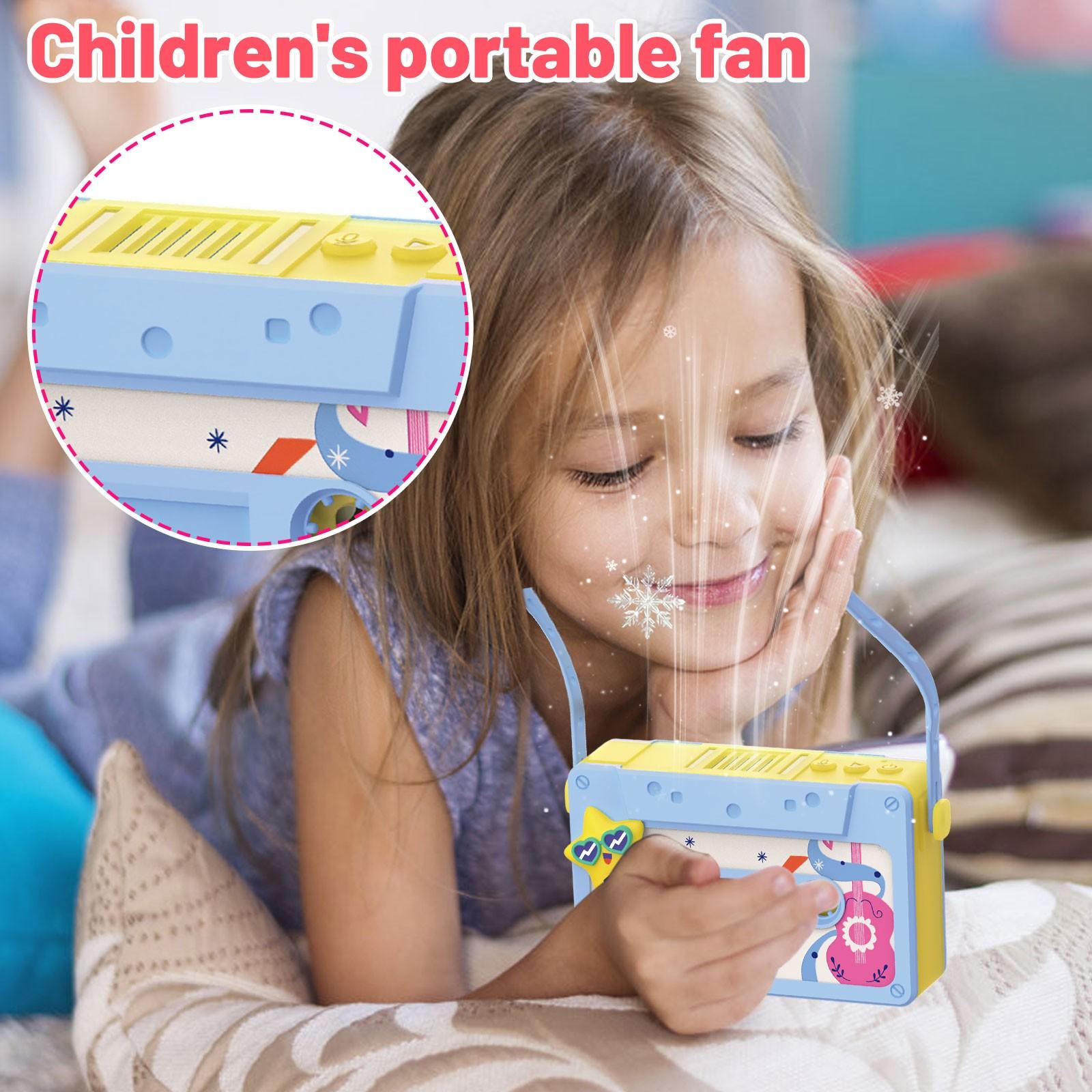 

Безлопастной ультралегкий вентилятор с лямкой на шее, три уровня мощности ветра One Size