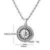 Naszyjnik Kompas Kompas Luksusowy Prosty Styl Wisiorek