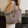 Minority Design Commuting Shoulder Bag Portable Mommy Bag Fashionable Stripe Handbag  Travel