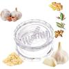 Transparent Plastic Garlic Crusher Multifunctional Handheld Garlic Press Twisting Machine and Grinder Kitchen Gadgets