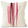 Valentine'S Day Pink Love Heart Home Decor Pillowcase Bedroom Living Room Sofa Decoration Polyester Cushion Cover With Zipper