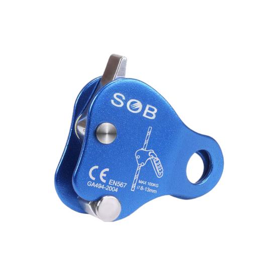 Fall Protection Self-locking Device Rope Clip Rustproof Corrosion Resistant High-Altitude Operation Mini Size Aluminum Magnesium Alloy Rope Clip