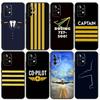 Airplane Pilot Epaulette For Samsung Galaxy A52S A04S A12 A22 A32 A52 A13 A23 A33 A53 A73 A50 A71 A51 Phone Case