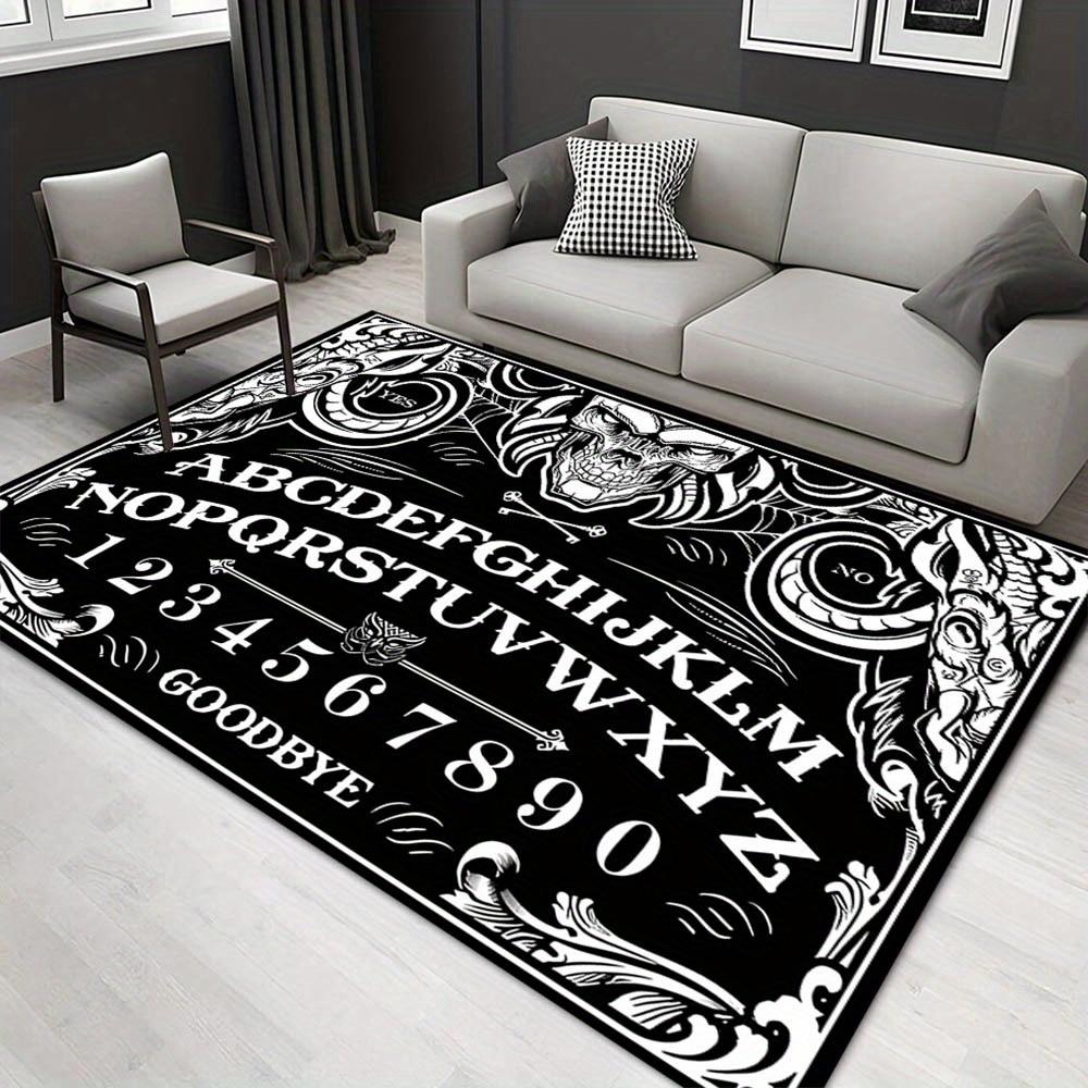 

1pc 1757202400Pattern Carpet, Area Rug For Living Room Bedroom Room Bed Chair Laundry Entryway Corridor Yard Non-slip Outdoor Camping Rug Fl 60cm by 90cm