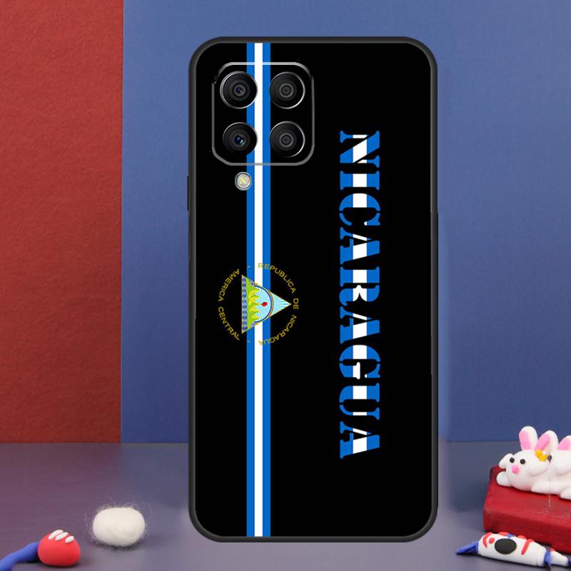 Nicaragua Flag Case For Samsung Galaxy M54 M34 M14 M21 M31 M51 M12 M32 M52 M13 M23 M33 M53 M20 M30s Cover