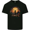 Witch Halloween Sunset Kids T-Shirt Childrens
