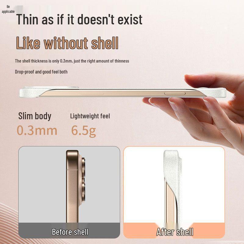 Ultra-Thin Frosted Frameless Hard Shell for Xiaomi Civi3 - Heat Dissipation, Half-Pack Anti-Drop Protective Case