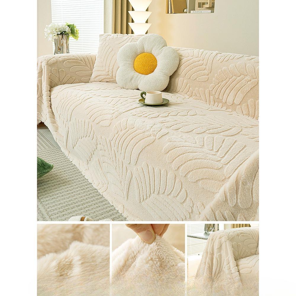 

Зимний утолщенный плюшевый чехол для дивана с кроликом, цельный кусок полностью покрытого полотенца, чехол для дивана 180*380cm