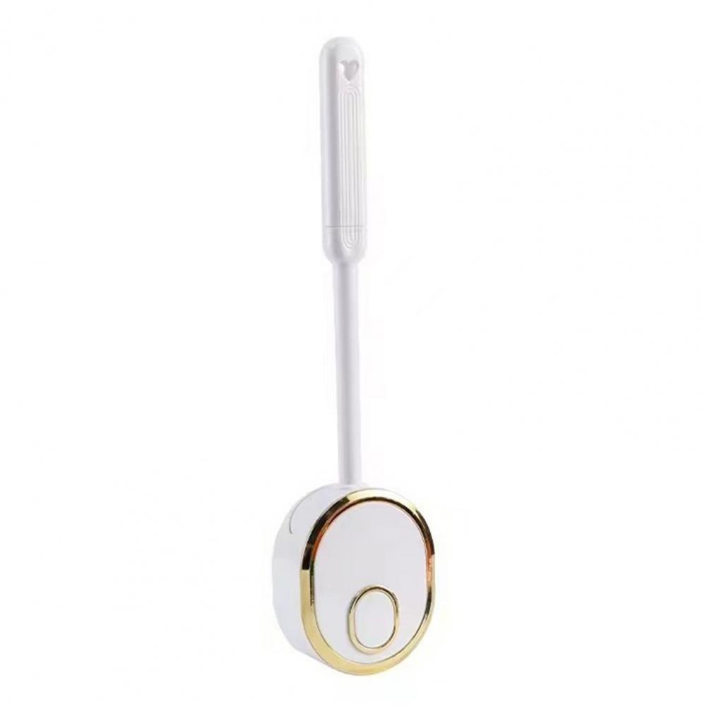 

Wall-mounted Toilet Brush Silicone Long Non-Slip Handle No Dead Corner Design Space-saving Toilet Brush белый