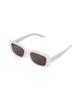 Hangeul Square Sunglasses Ivory-Brown