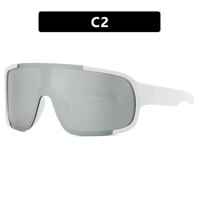 Women's Sunglasses Glasses for Riding Outdoor Sport Climbing Running UV-Proof Windproof Men's Sunglasses Round Face