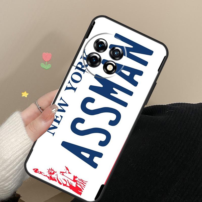 Number License New York Plate Cover For OnePlus 12 13 11 12R 13R 9 10 Pro 8T 9RT 10T 10R Nord 4 CE 2 3 Lite N30 N20 Case