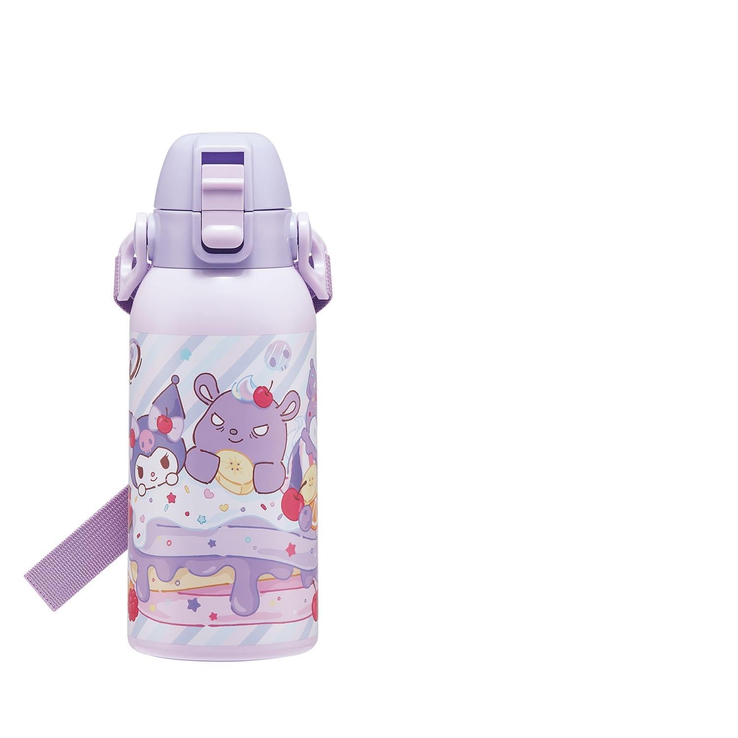 

Skater Water Sanrio Kuromi Fancy Snacks for Stainless Sports Children s Bottle, 600ml, & Weets, Girls, Insulated, Steel, Lightweight, Bottle, STCH6-A