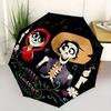 1pc Héctor & Miguel Design Automatic Opening and Closing Folding - A Good Choice for Gifts, Fashionable and Convenient Umbrella With Cute Ca