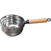 304 Stainless Steel Water Scoops Wooden Handle Water Spoon Thickened Soup Ladle  Kitchen Cooking
