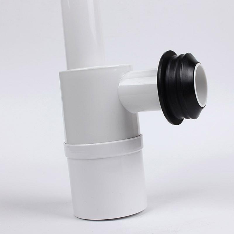 Adjustable Sink Drain Trap 1-1/4Inch Space Saving Sink Waste Trap Bathroom Drain Pipe Rotating Sink Waste Trap