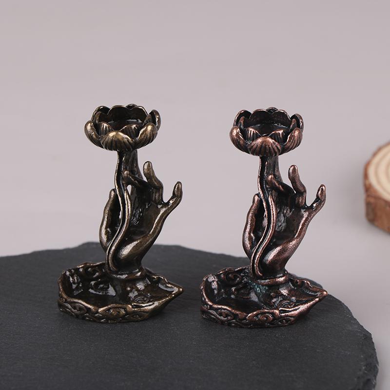 Backflow Incense Buddha Hand Lotus Incense Frame Incense Zen Tea Ceremony Table Tea Table Furnishings